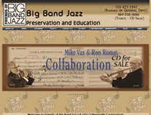 Tablet Screenshot of bigbandjazz.net